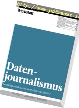 Journalisten-Werkstatt – September 2017
