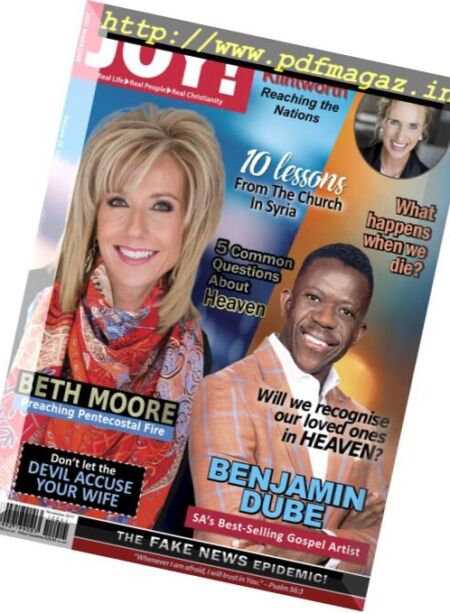 Joy! Magazine – November 2017 Cover