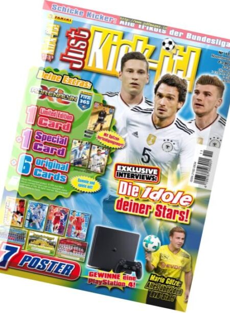 Just Kick-it! – November 2017 Cover