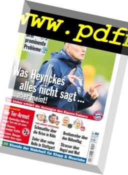 Kicker – 11 Oktober 2017