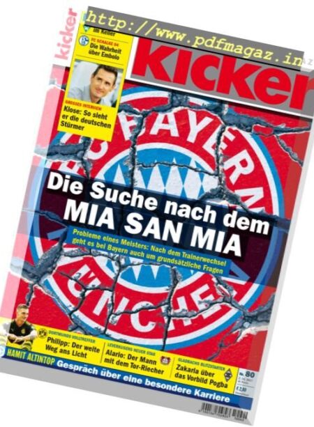 Kicker – 2 Oktober 2017 Cover