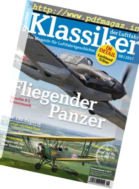 Klassiker der Luftfahrt – Nr.8 2017 Cover
