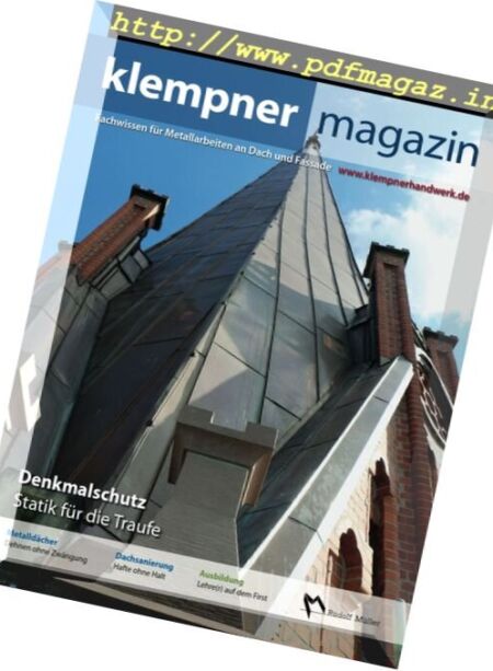 Klempner Magazin – Nr.7 2017 Cover