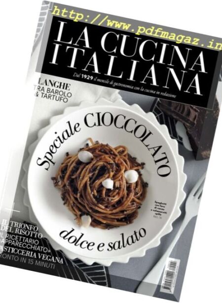 La Cucina Italiana – Novembre 2017 Cover