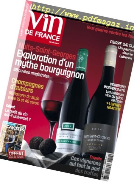 La Revue du Vin de France – Novembre 2017 Cover
