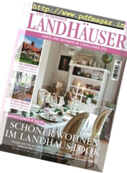 Landleben – Spezial Die schonsten Landhauser – Oktober-November 2017