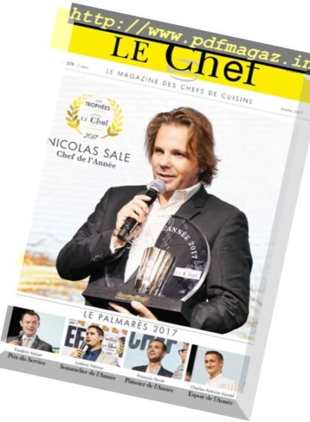 Le Chef – Octobre 2017 Cover