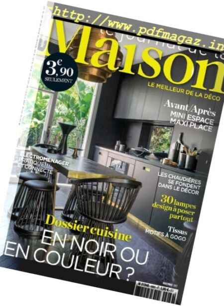Le Journal de la Maison – Novembre 2017 Cover