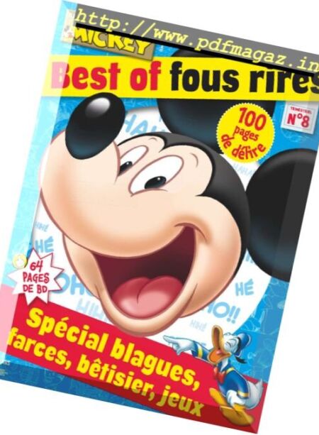 Le Journal de Mickey – Best of fous rires – Octobre 2017 Cover