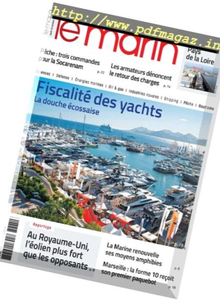 Le Marin – 26 Octobre 2017 Cover