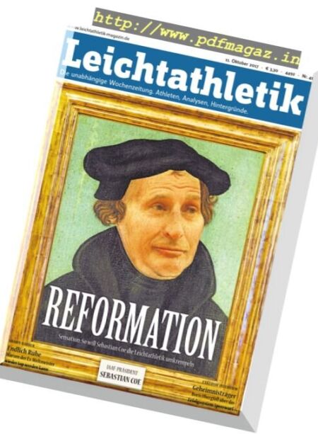 Leichtathletik – 11 Oktober 2017 Cover