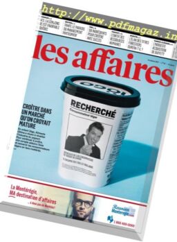 Les Affaires – 14 Octobre 2017