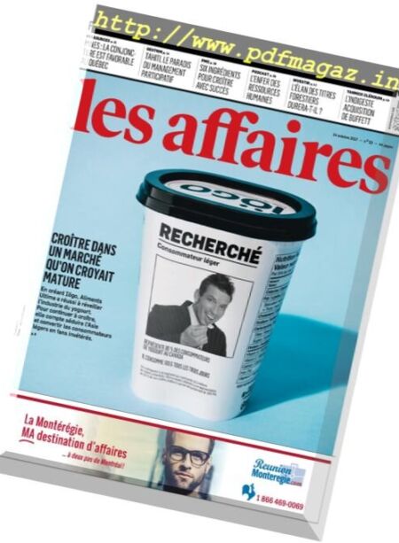 Les Affaires – 14 Octobre 2017 Cover