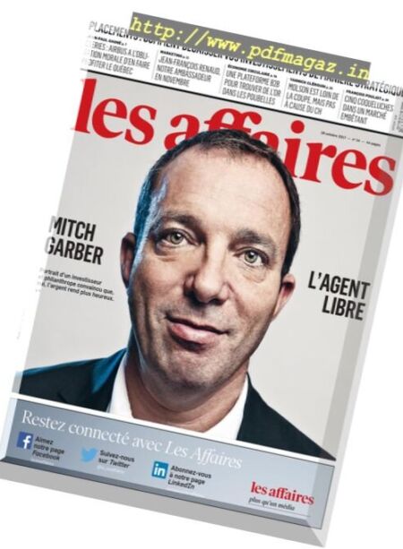 Les Affaires – 28 octobre 2017 Cover