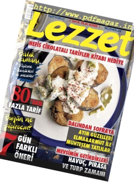 Lezzet – Ekim 2017 Cover
