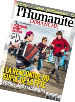 L’Humanite Dimanche – 21 au 27 Septembre 2017