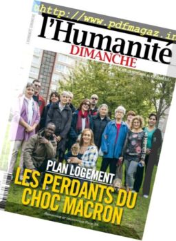 L’Humanite Dimanche – 28 Septembre au 4 Octobre 2017