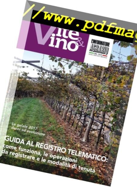 L’Informatore Agrario Supplemento – 19 Ottobre 2017 Cover