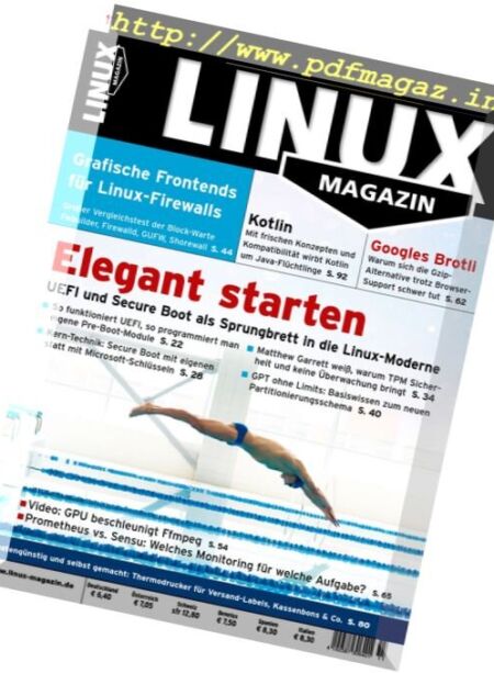 Linux Magazin – November 2017 Cover