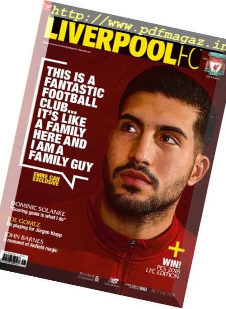 Liverpool FC Magazine – November 2017 Cover