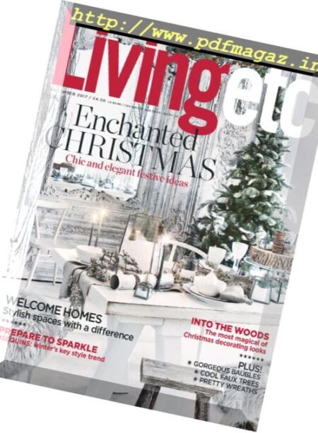 Living Etc UK – December 2017 Cover