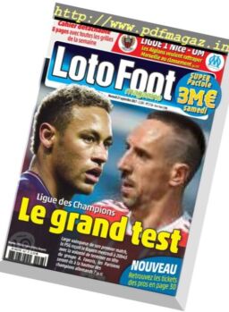 Loto Foot – 27 Septembre 2017