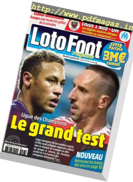 Loto Foot – 27 Septembre 2017 Cover