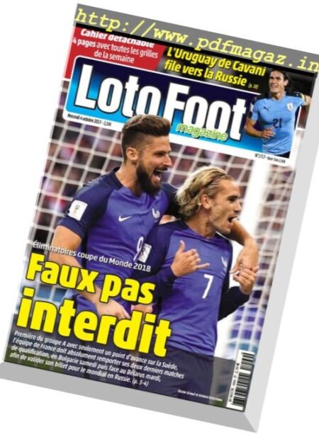 Loto Foot – 4 Octobre 2017 Cover