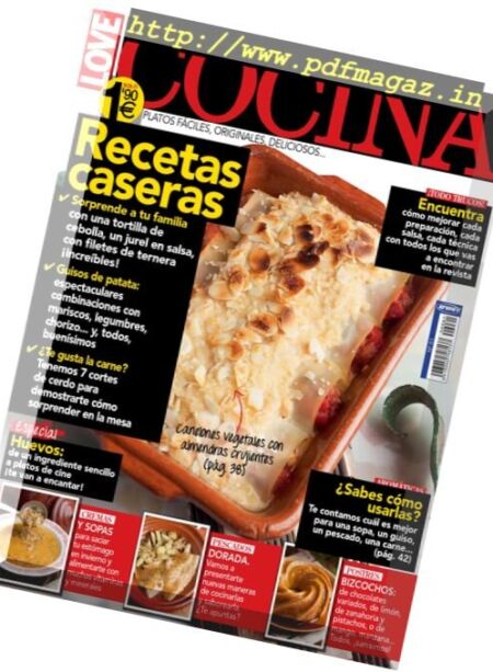 Love Cocina – noviembre 2017 Cover