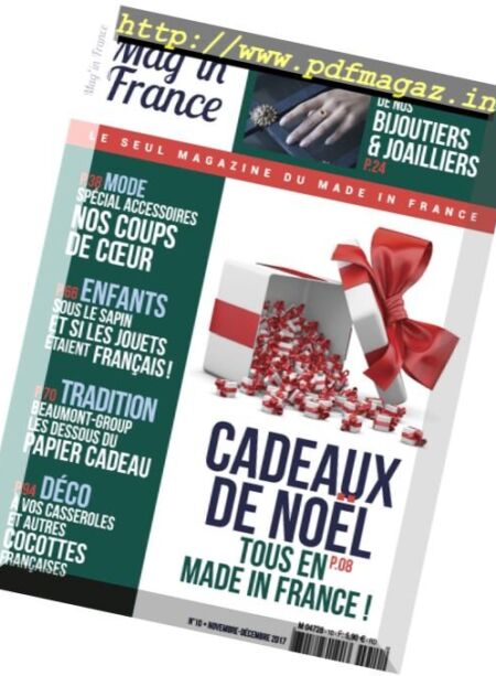 Mag in France – Novembre-Decembre 2017 Cover