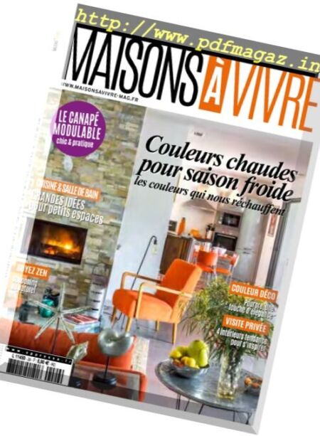 Maisons a Vivre – Novembre-Decembre 2017 – Janvier 2018 Cover