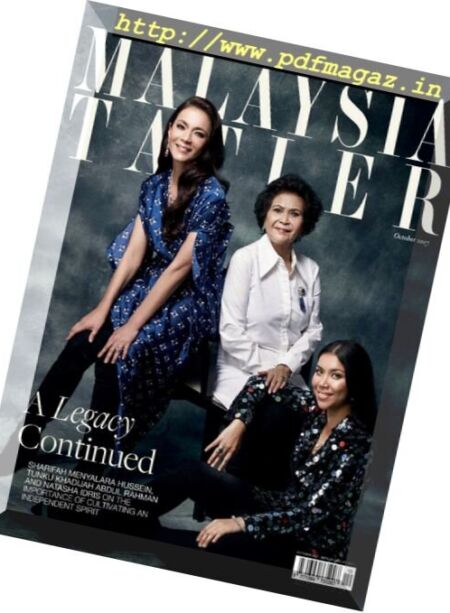 Malaysia Tatler – October 2017 Cover