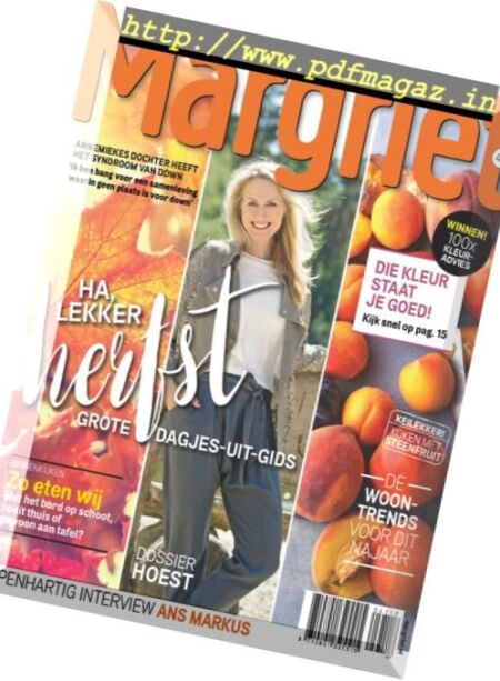 Margriet – 28 September – 5 Oktober 2017 Cover