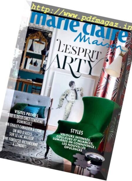Marie Claire Maison France – Novembre 2017 Cover