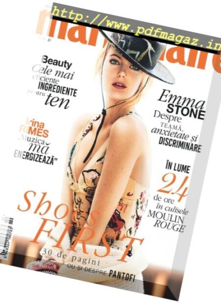 Marie Claire Romania – septembrie 2017 Cover