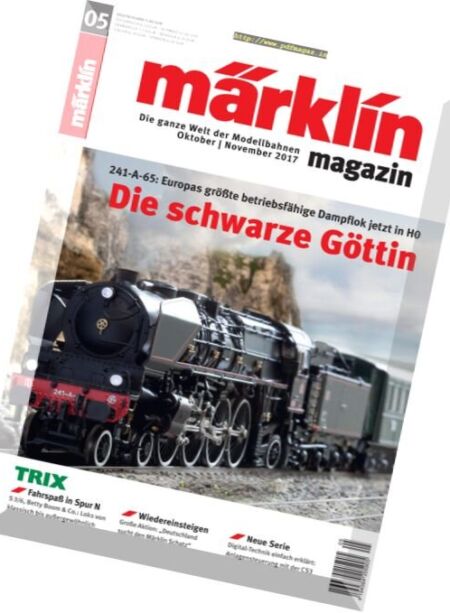 Marklin – Oktober-November 2017 Cover