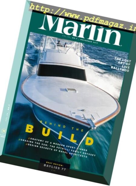 Marlin – November 2017 Cover