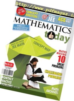 Mathematics Today – October 2017