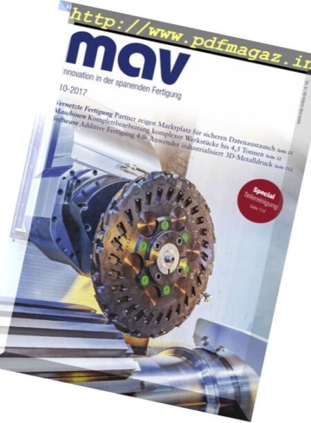 MAV – Oktober 2017 Cover