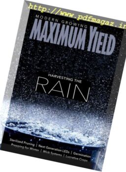 Maximum Yield Modern Growing USA – October 2017