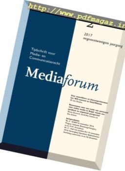 Media Forum – Nr.2 2017