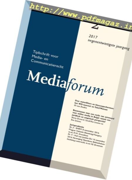 Media Forum – Nr.2 2017 Cover