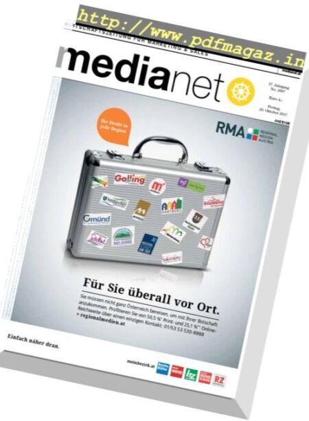 medianet – 20 Oktober 2017 Cover