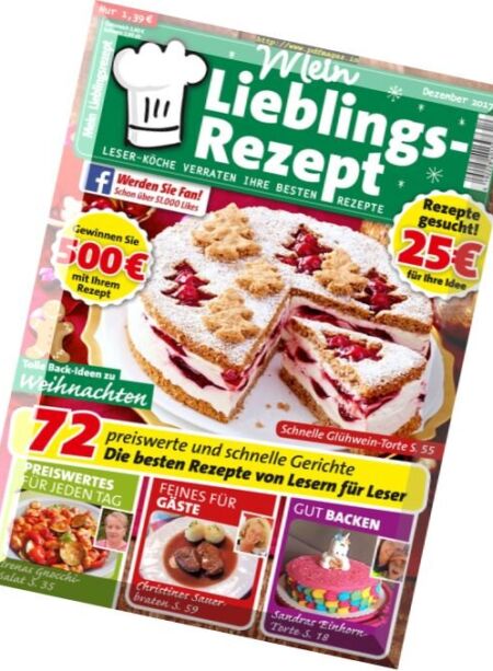 Mein Lieblingsrezept – Dezember 2017 Cover