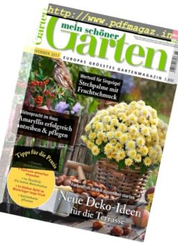 Mein schoner Garten – November 2017