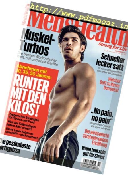 Men’s Health Germany – November 2017 Cover