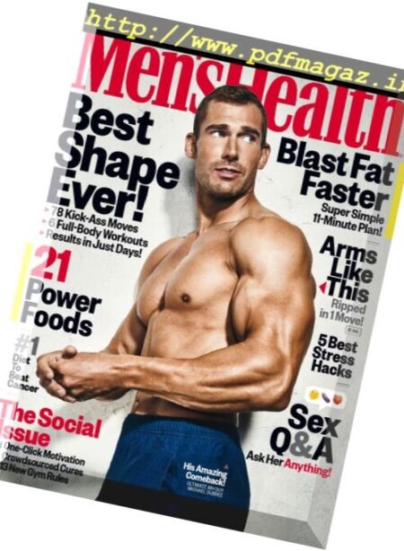 Men’s Health USA – November 2017 Cover