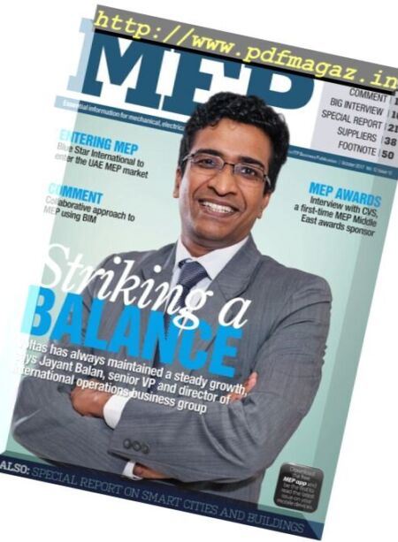 MEP Middle East – October 2017 Cover