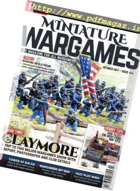 Miniature Wargames – October 2017 Cover