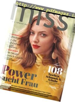 Miss – Oktober 2017